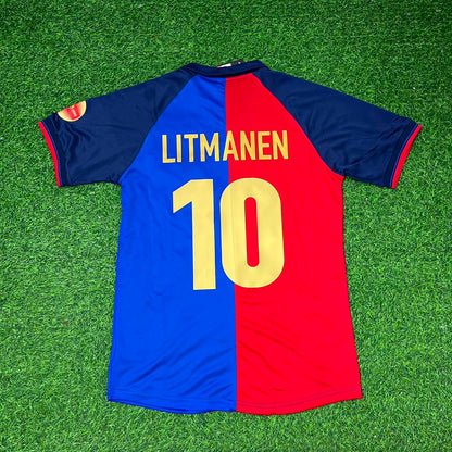 Jari Litmanen Barcelona 1998/1999 Retro Football Jersey Kit