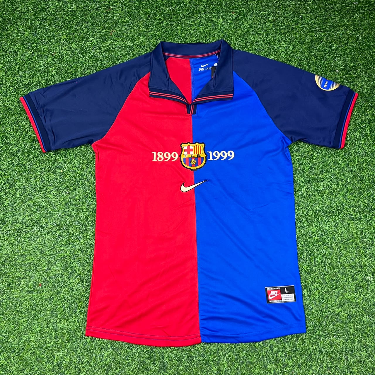 Jari Litmanen Barcelona 1998/1999 Retro Football Jersey Kit