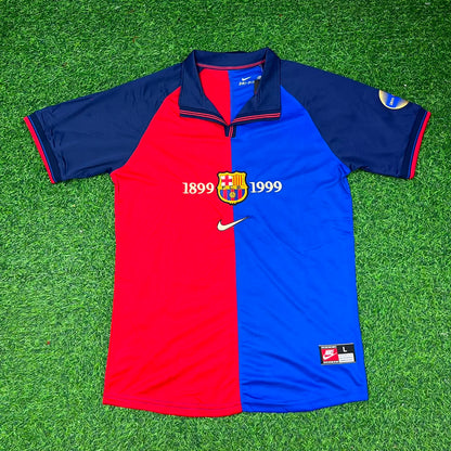 Jari Litmanen Barcelona 1998/1999 Retro Football Jersey Kit