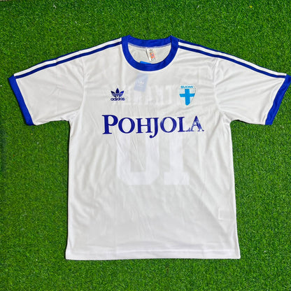 Jari Litmanen Finland Home Retro Football Jersey