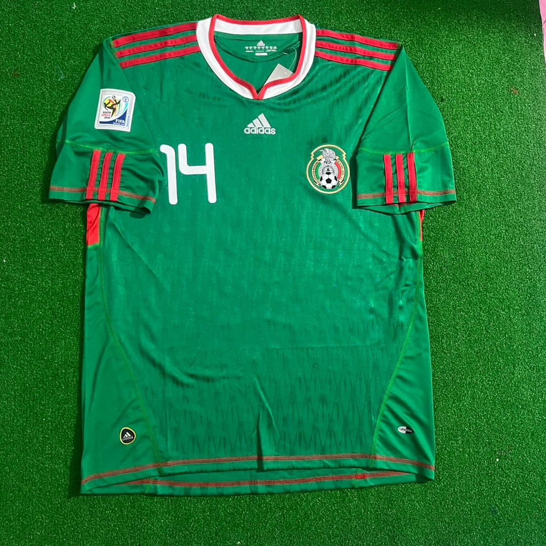 Javier Hernandez Chicharito Mexico 2010 World Cup Retro Football Jersey Kit