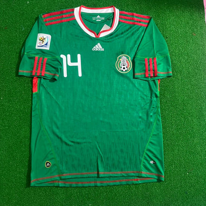 Javier Hernandez Chicharito Mexico 2010 World Cup Retro Football Jersey Kit