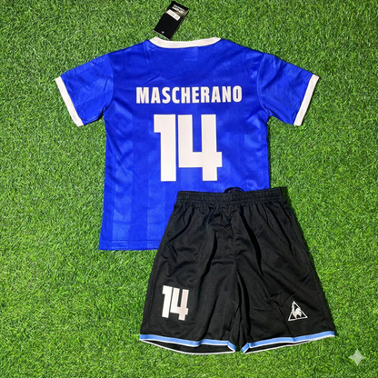Javier Mascherano 14- Argentina Blue Kids Retro Football Jersey Collection