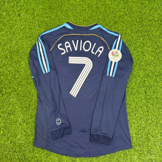 Argentina World Cup 2006 Javier Saviola Long Sleeve Retro Football Jersey Kit