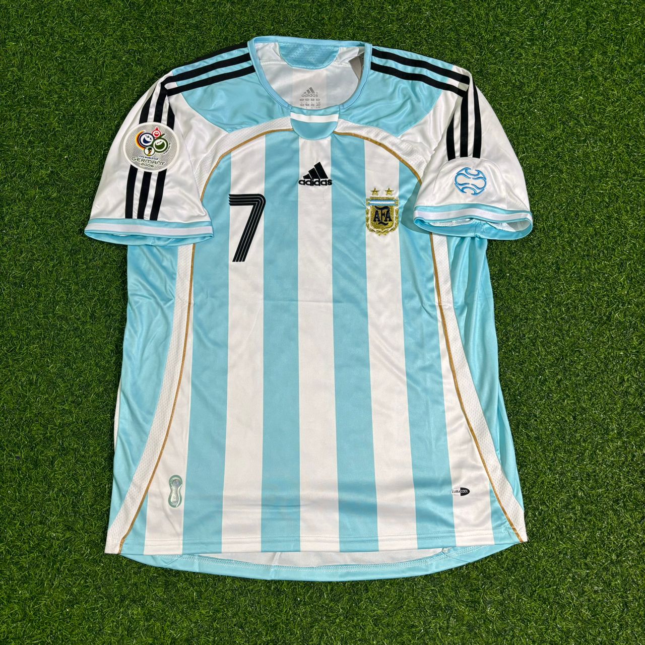 Argentina World Cup 2006 Javier Saviola Retro Football Jersey