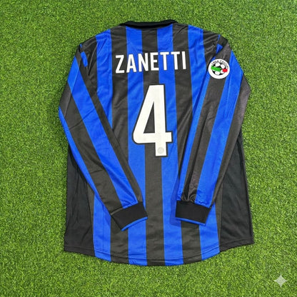 Javier Zanetti - Inter 1998 1999 Retro Football Jersey