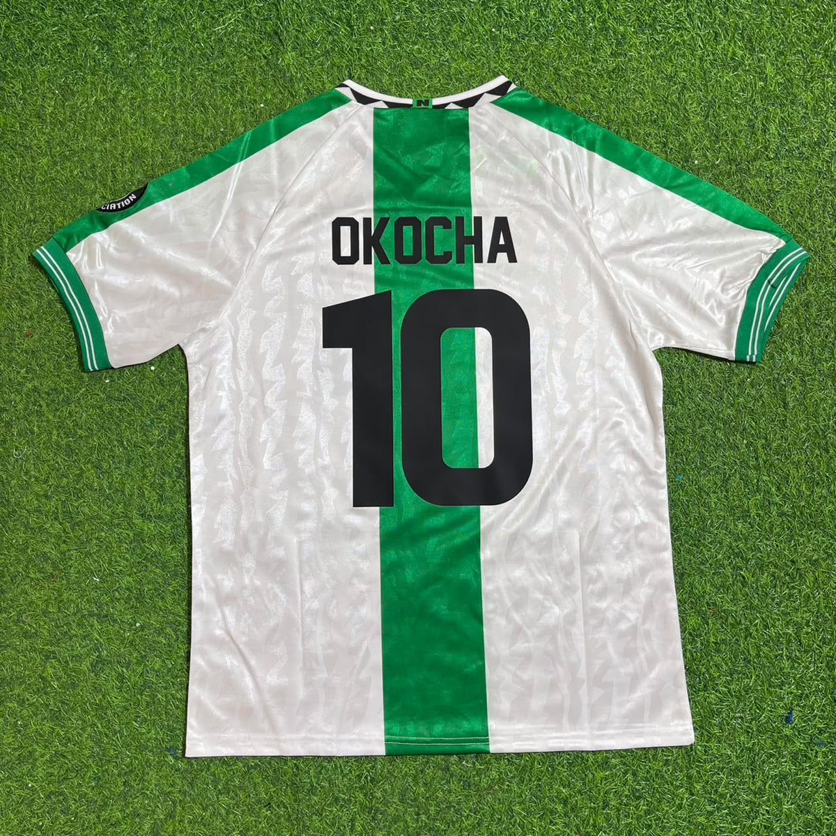 Jay-Jay Okocha Nigeria 1996 Season Home Retro Football Jersey