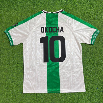 Jay-Jay Okocha Nigeria 1996 Season Home Retro Football Jersey