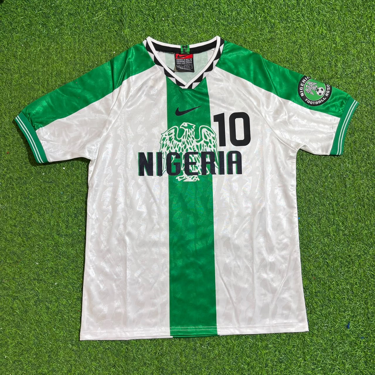 Jay-Jay Okocha Nigeria 1996 Season Home Retro Football Jersey