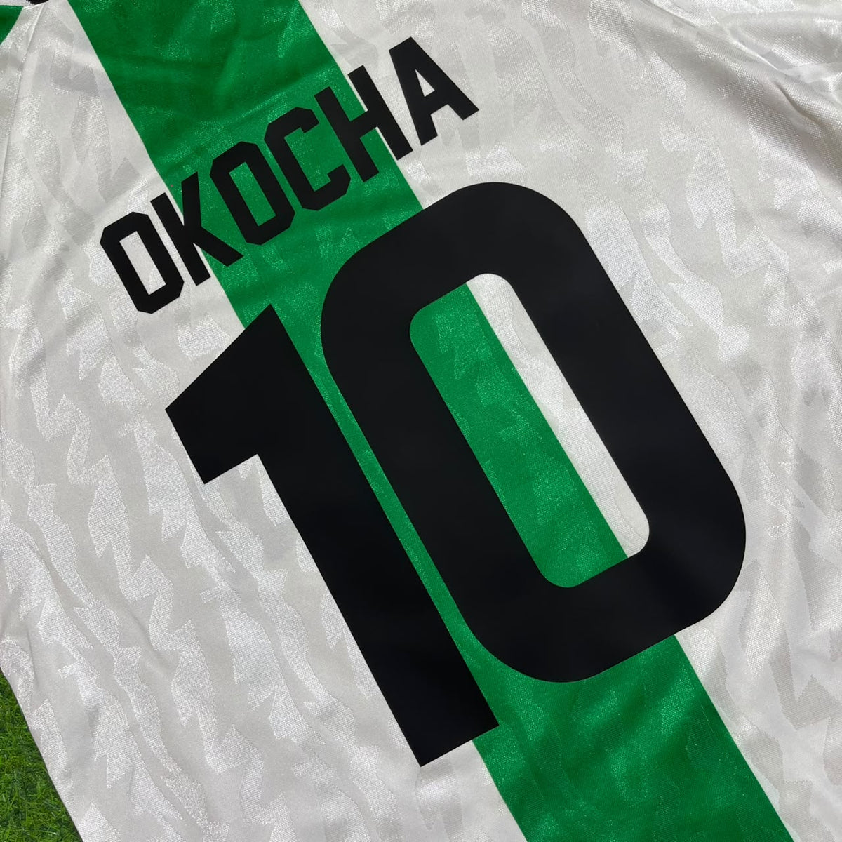 Jay-Jay Okocha Nigeria 1996 Season Home Retro Football Jersey