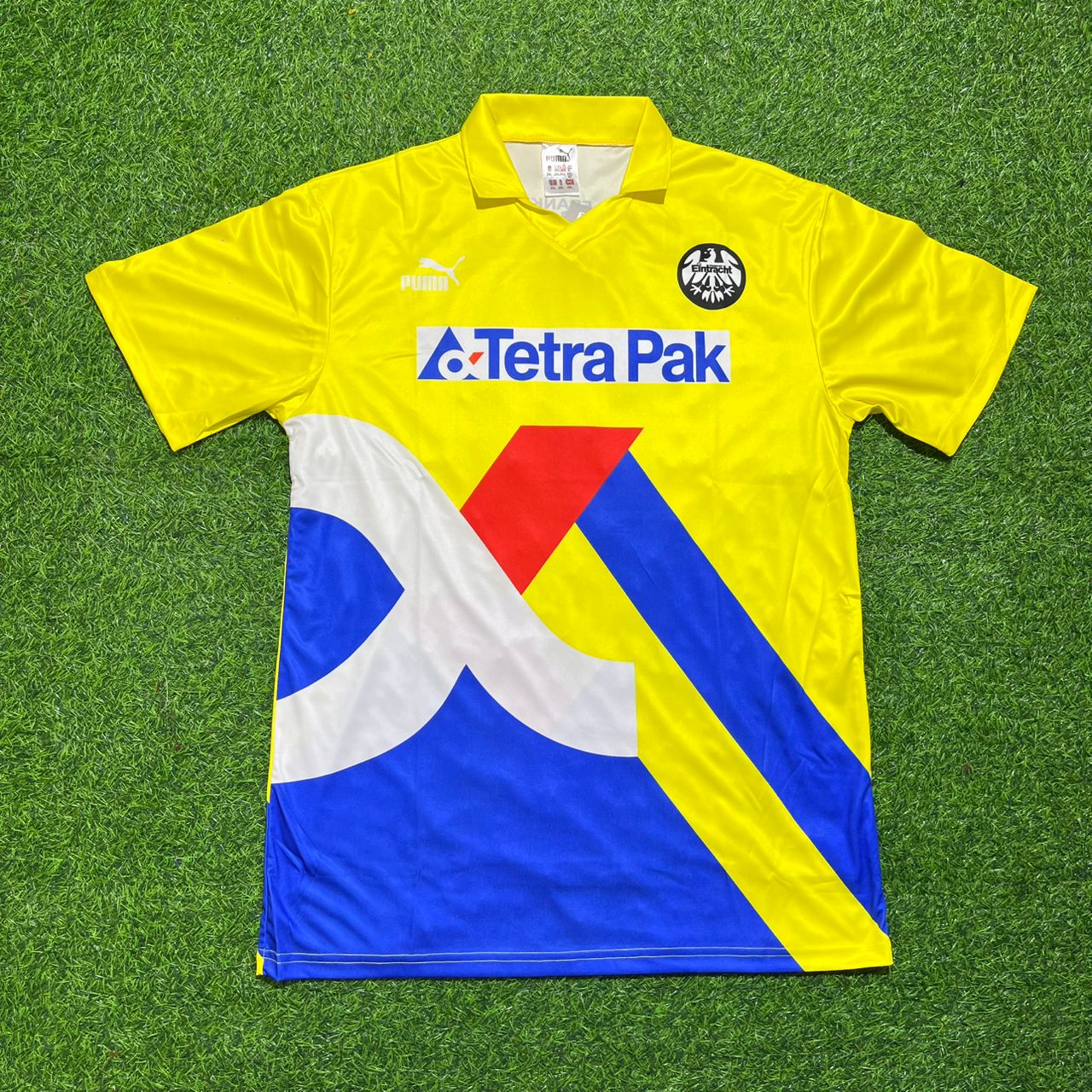 Can Uzun Eintracht Frankfurt Retro Yellow Football Jersey Kit