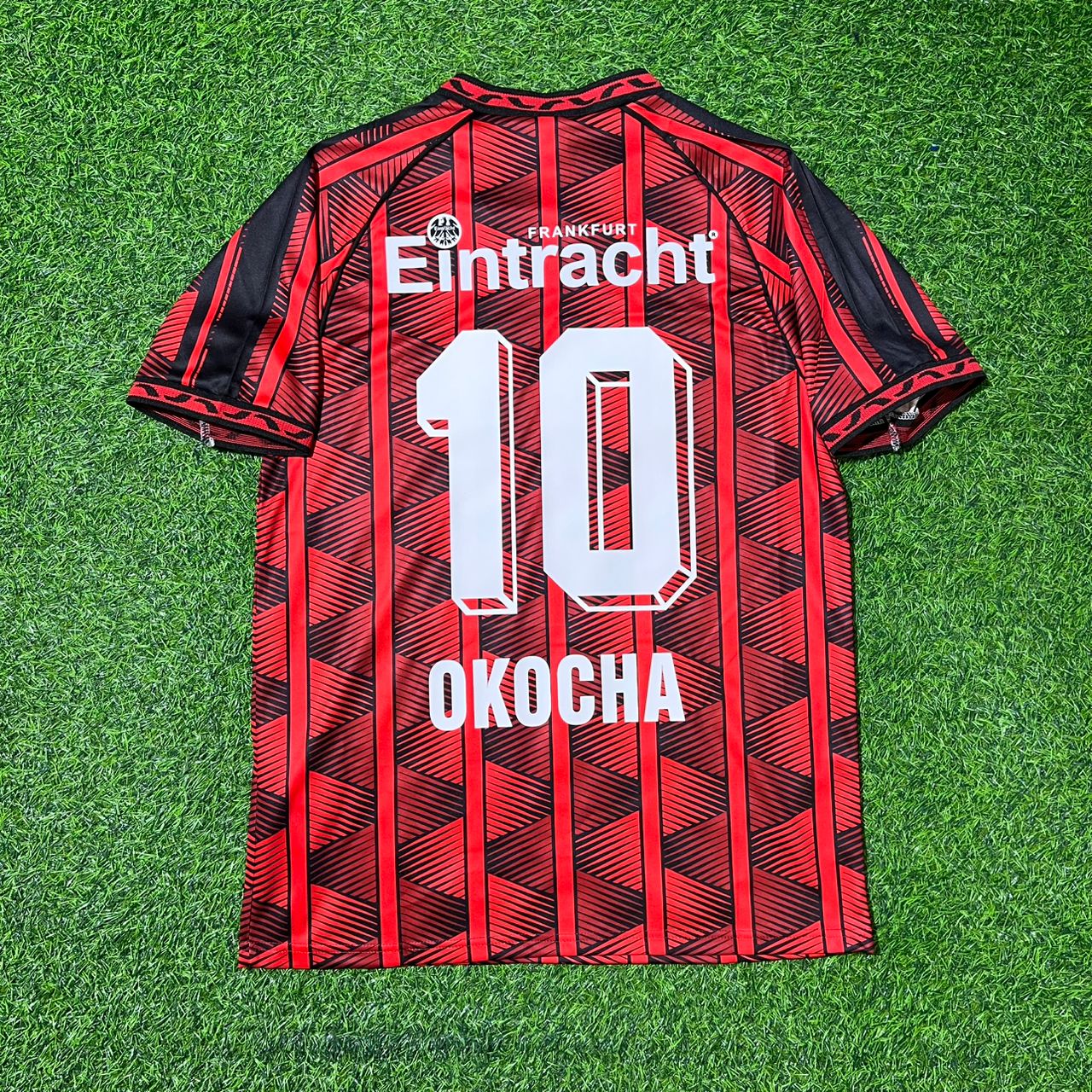 Jay-Jay Okocha Eintracht Frankfurt 1995/96 Retro Fußballtrikot Jersey