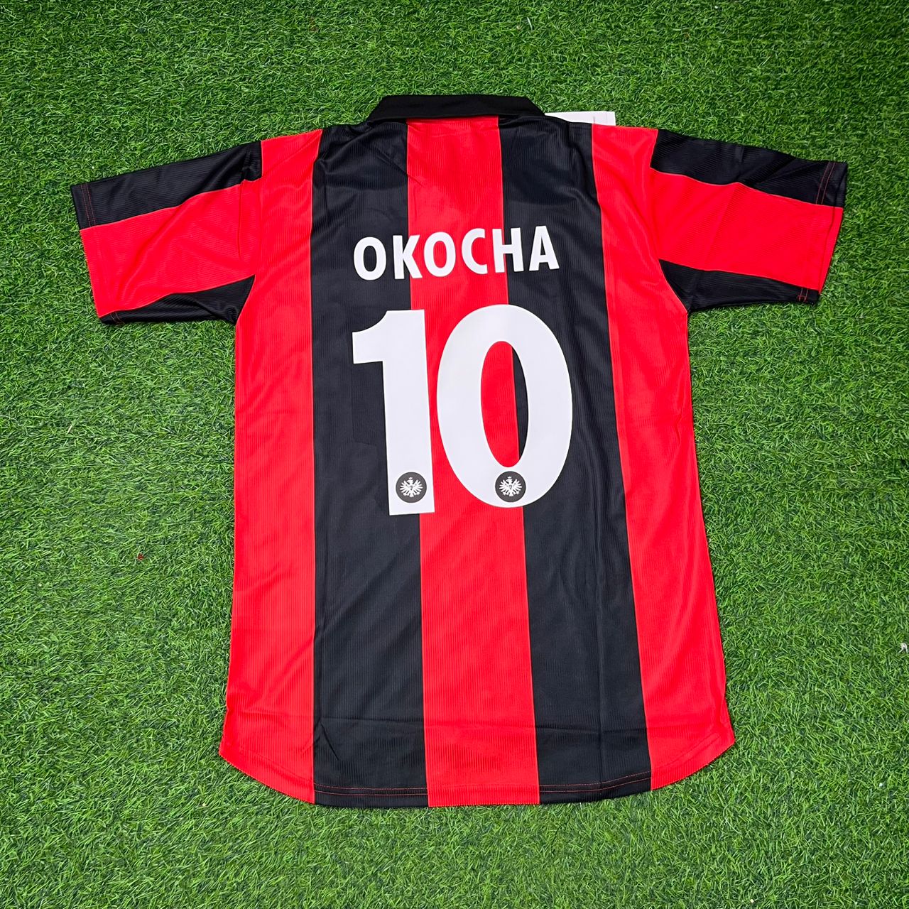 Jay-Jay Okocha Eintracht Frankfurt Retro Football Jersey Kit