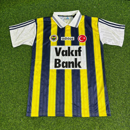 Jay Jay Okocha Fenerbahce 1996-1997 Retro Football Jersey Kit