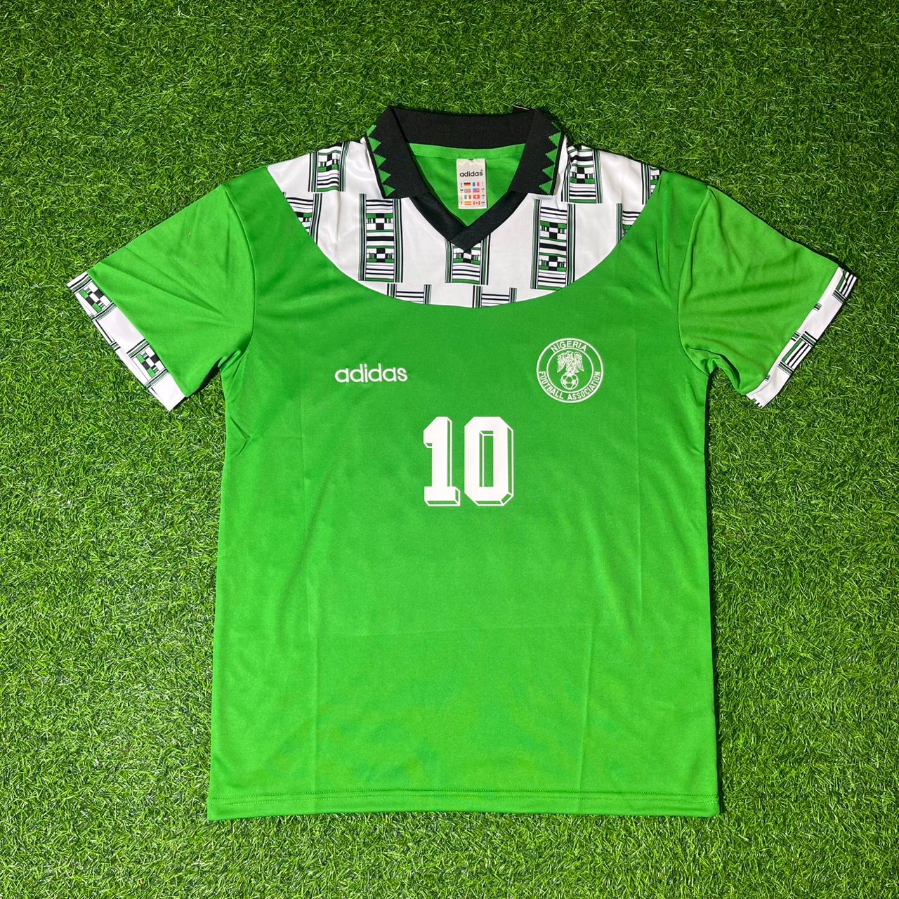 Nigeria World Cup 2002 Jay-Jay Okocha Retro Football Jersey Kit
