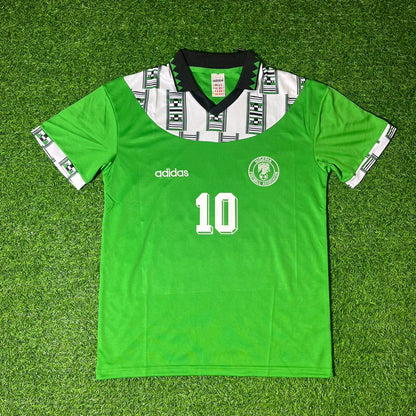 Nigeria World Cup 2002 Jay-Jay Okocha Retro Football Jersey Kit
