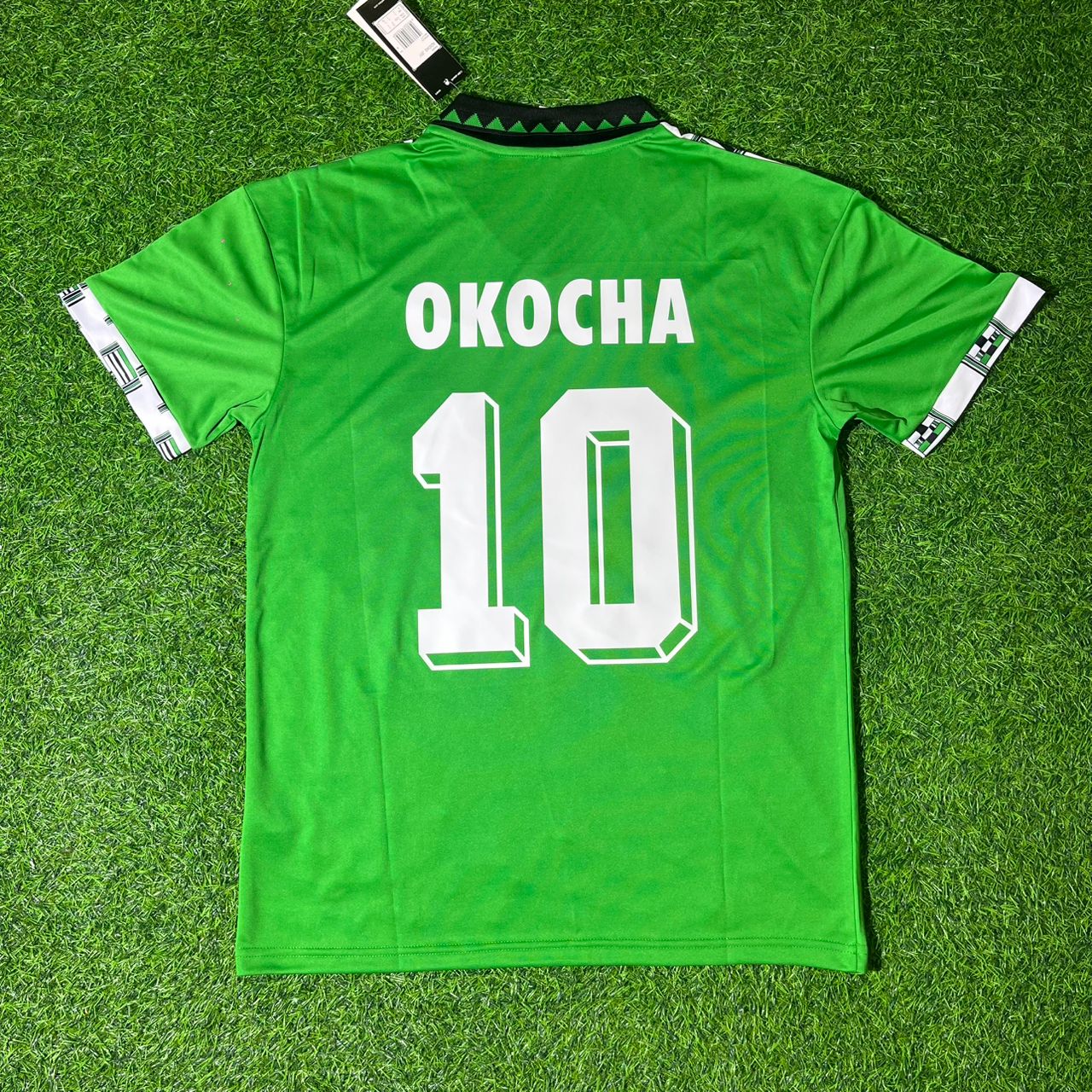 Nigeria World Cup 2002 Jay-Jay Okocha Retro Football Jersey Kit