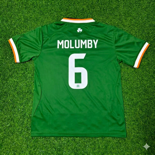 Jayson Molumby #6 Ireland 2026 Green Football Jersey