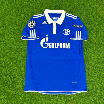 Jefferson Farfán 17- Schalke 04 Season 2010/11 Retro Champions League Football Jersey
