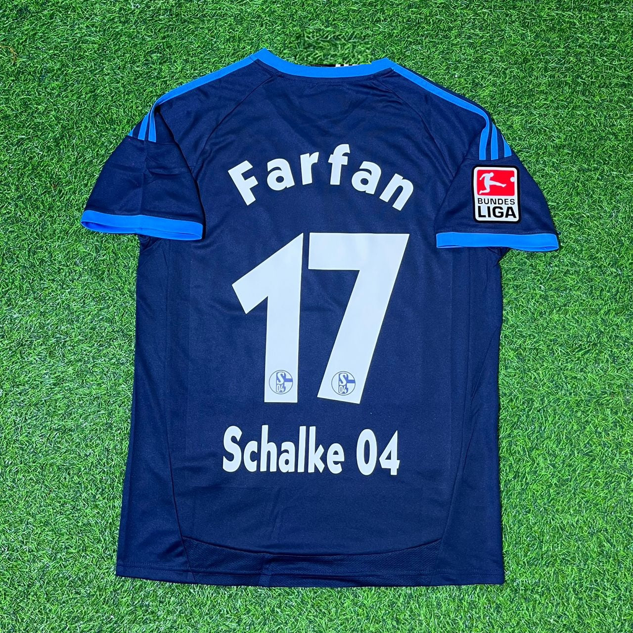Jefferson Farfan Schalke 04 Retro Away Heimtrikot 10-11 Rot Fußball