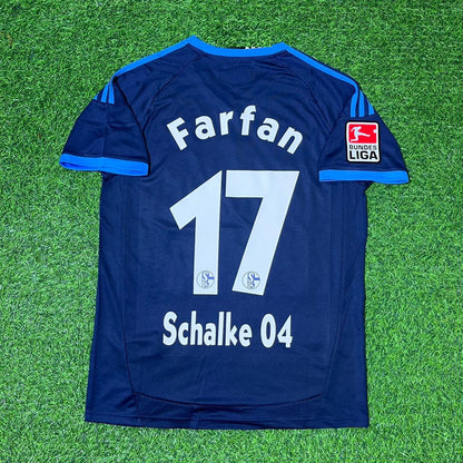 Jefferson Farfan Schalke 04 Retro Away Heimtrikot 10-11 Rot Fußball