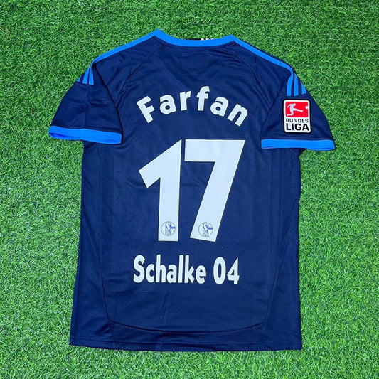 Jefferson Farfan Schalke 04 Retro Away Heimtrikot 10-11 Rot Fußball