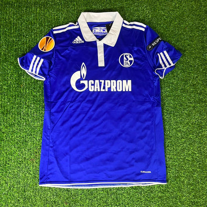Jefferson Farfan Schalke 04 2011 2012 Retro Football Jersey Kit