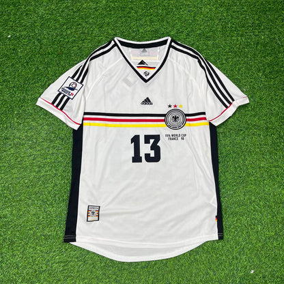 Germany World Cup 1998 Jens Jeremies Deutschland Retro Fußballtrikot