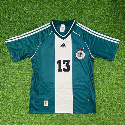 Jens Jeremies Deutschland 1998 WM Auswärts Retro Fußballtrikot Jersey