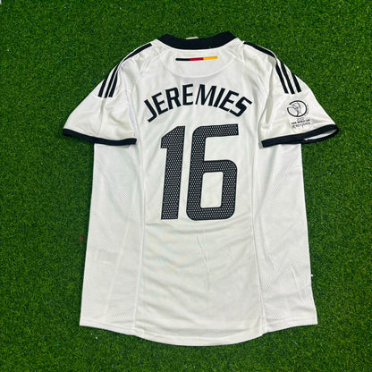 Germany World Cup 2002 Jens Jeremies Deutschland White Retro Football Jersey