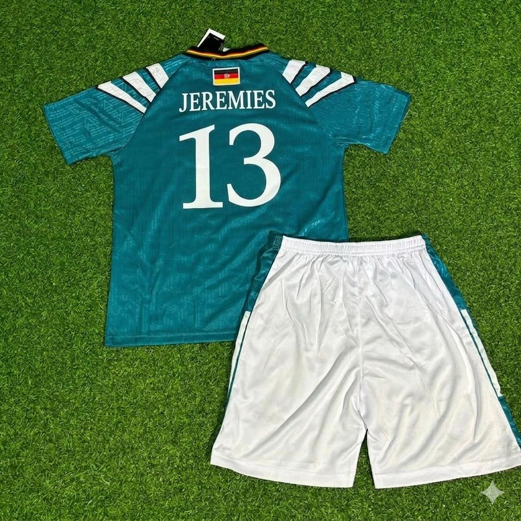 Jens Jeremies #13 Deutschland Retro Heim Kinder Fußballtrikot Jersey