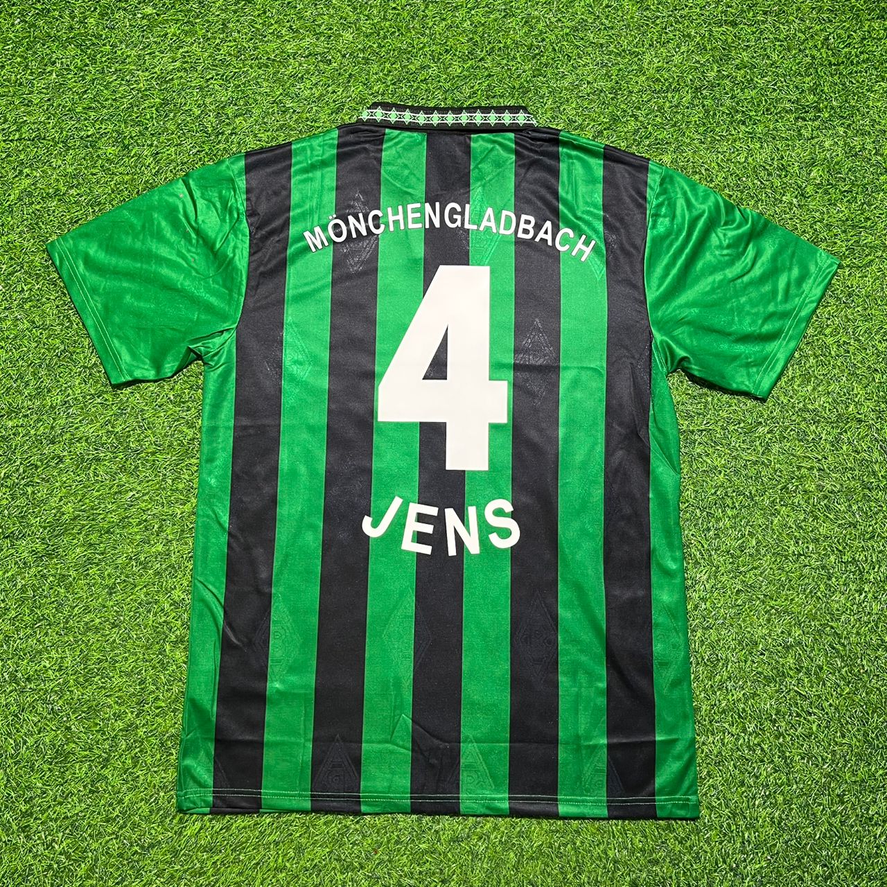 Jens Nowotny #4 Borussia Mönchengladbach 1995 1996 Retro Football Jersey