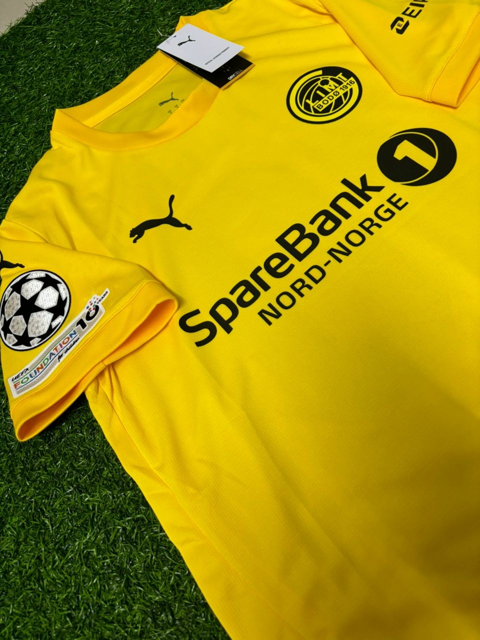 Bodø/Glimt 2026 Champions League Jens Petter Hauge Yellow Football Jersey