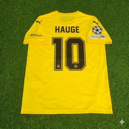 Jens Petter Hauge #10 Bodø/Glimt 2026 Champions League Yellow Football Jersey
