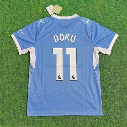 Jeremy Doku Manchester City 2026 27 Home Football Jersey