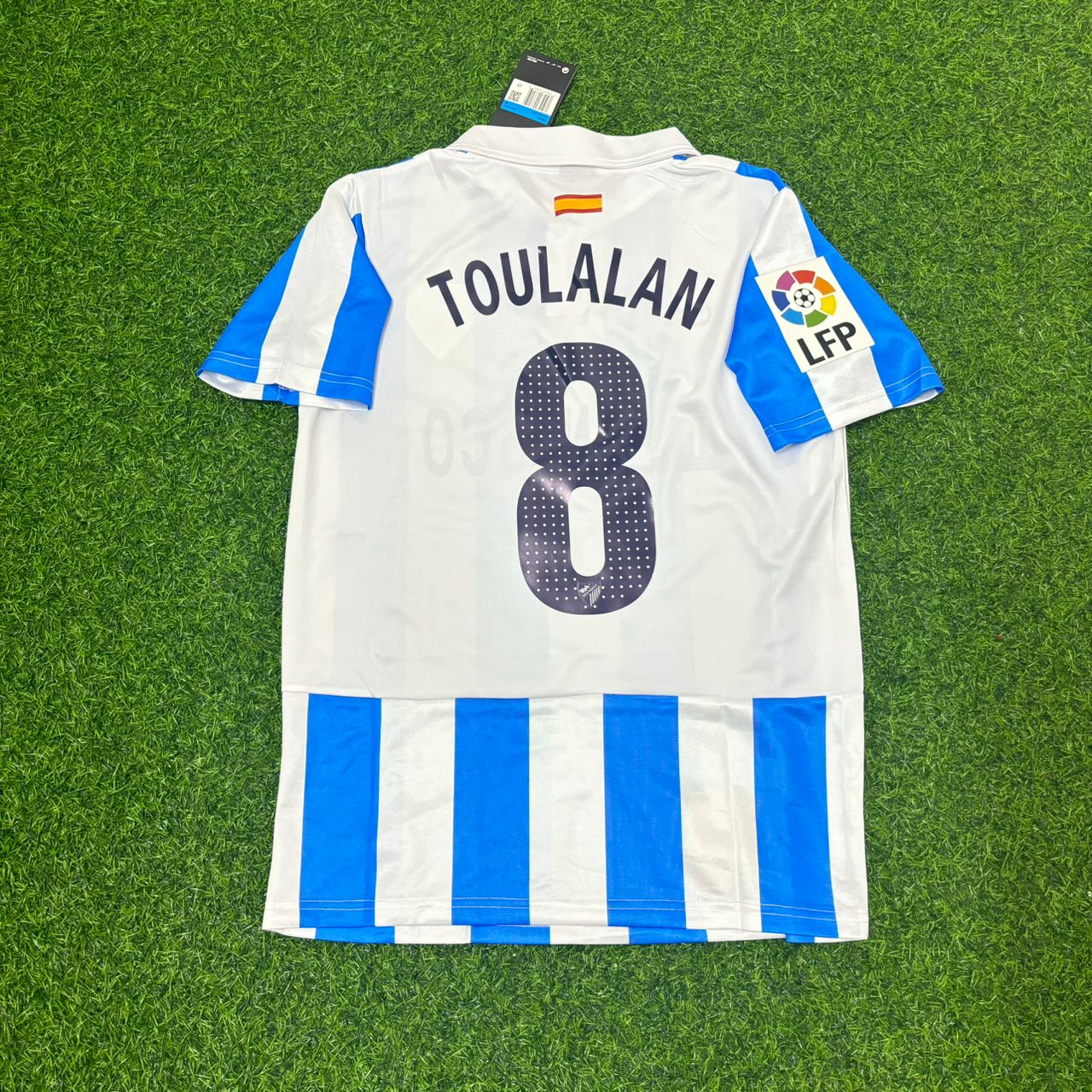 Jeremy Toulalan Málaga CF 2012/13 Retro Home Football Jersey Collection
