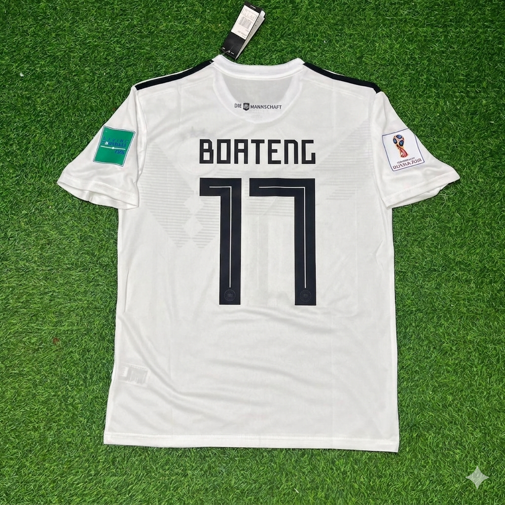 Germany World Cup 2018 Jerome Boateng Deutschland Retro Football Jersey