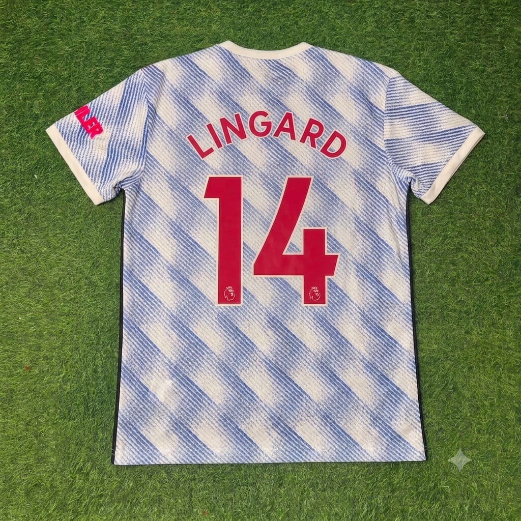 Jesse Lingard Manchester United 2021-2022 Final Season Away Retro Football Jersey Kit