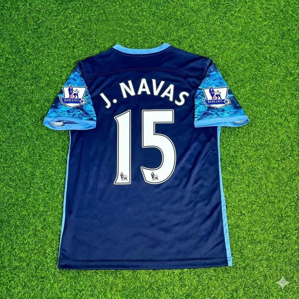 Jesus Navas 15- Manchester City 2016 2017 Season Retro Football Jersey