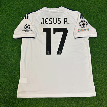 Jesús Rodríguez #17 Como 2027 Away Champions League Patch Football Jersey
