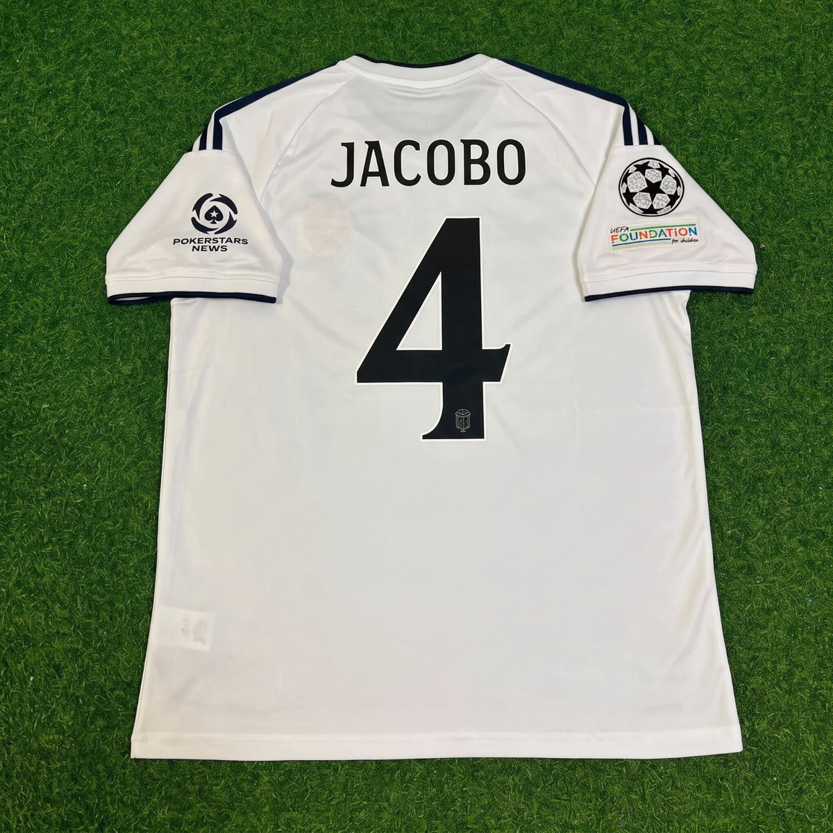 Jacobo Ramón #4 Como 2027 Away Champions League Patch Football Jersey