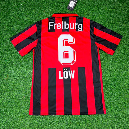 Joachim Löw SC Freiburg Retro Football Jersey Kit