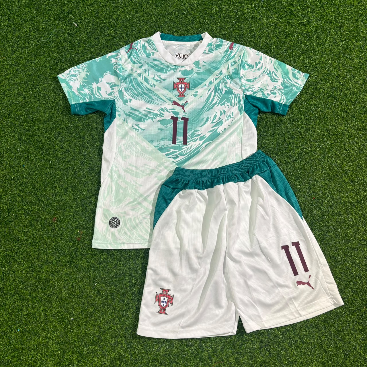 Portugal World Cup 2026 João Félix Kids White Away Football Jersey