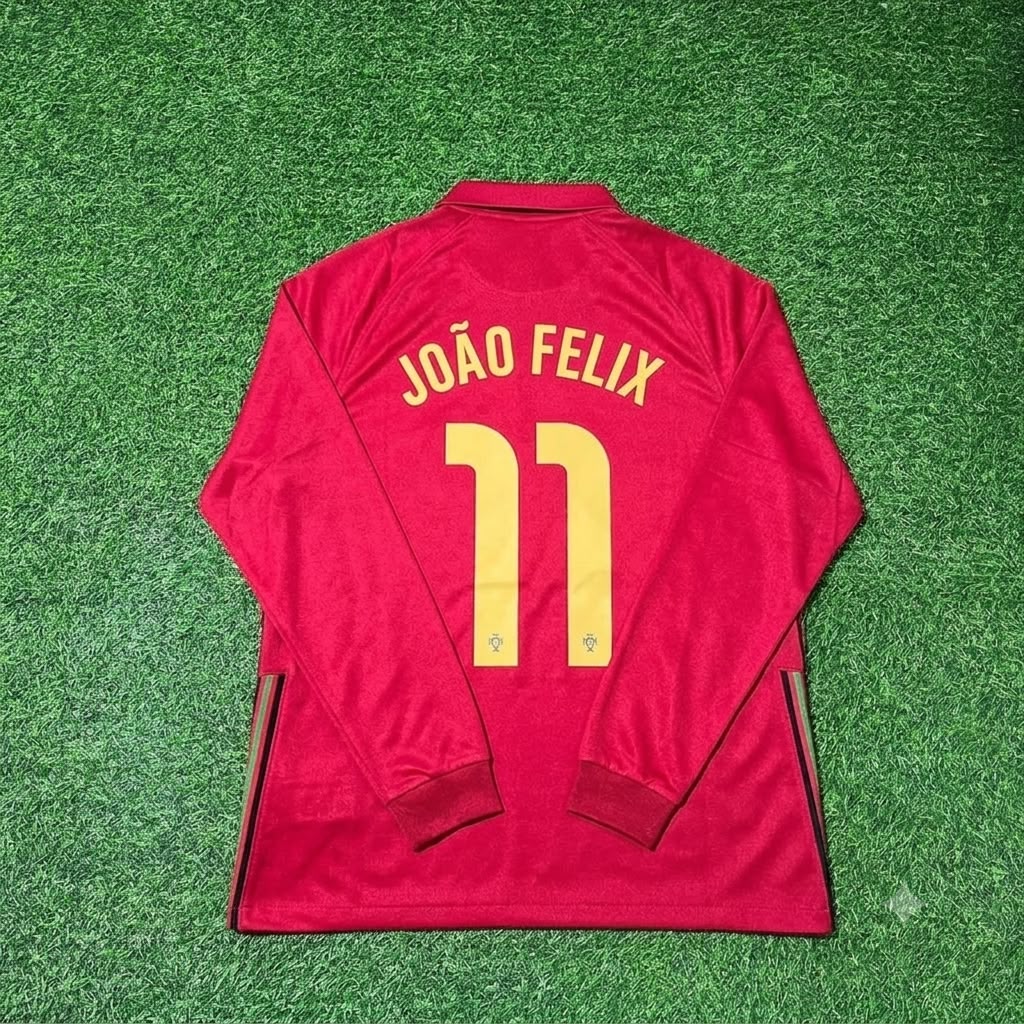 Joao Felix Portugal Commemorative Long Sleeve Football Jersey Collection