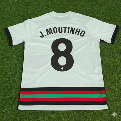 Portugal EURO 2020 Joao Moutinho Retro Away Football Jersey