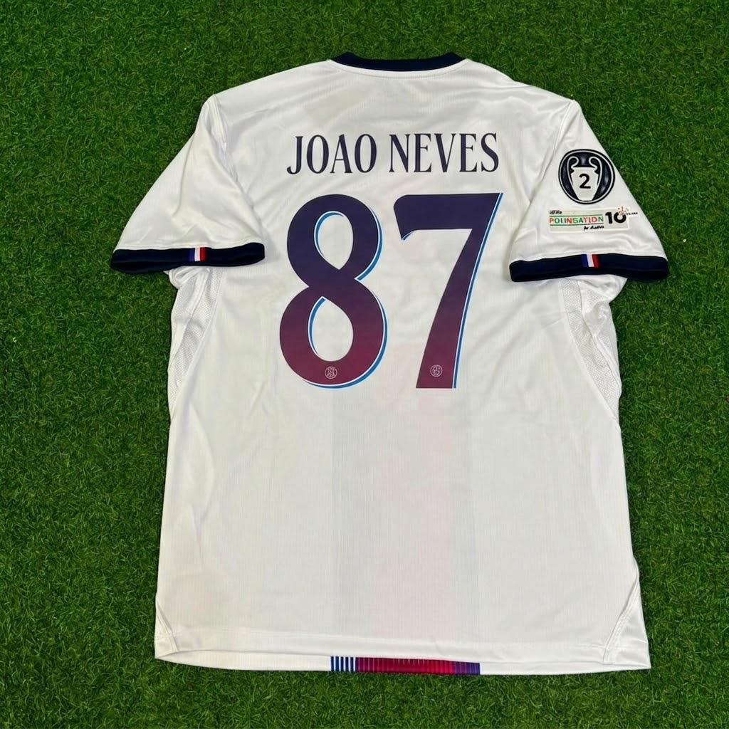 Joao Neves White Football Jersey
