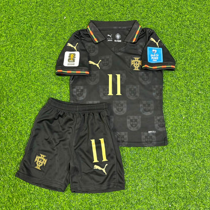 Portugal World Cup 2026 João Félix Black Kids Football Jersey