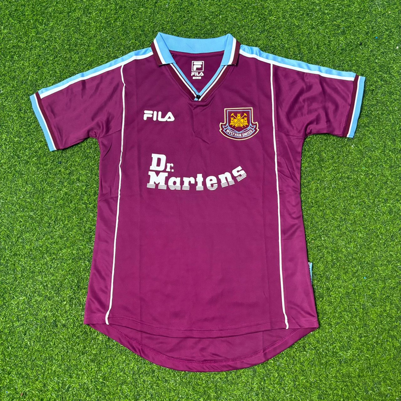 Joe Cole #10 West Ham 1999-2000 Home Retro Football Jersey Kit