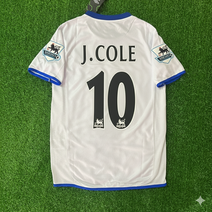 Joe Cole Chelsea Away 2004 Retro Football Jersey Kit