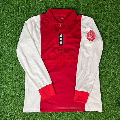 Johan Cruyff 14 - Ajax Long Sleeve Retro Football Jersey Kit